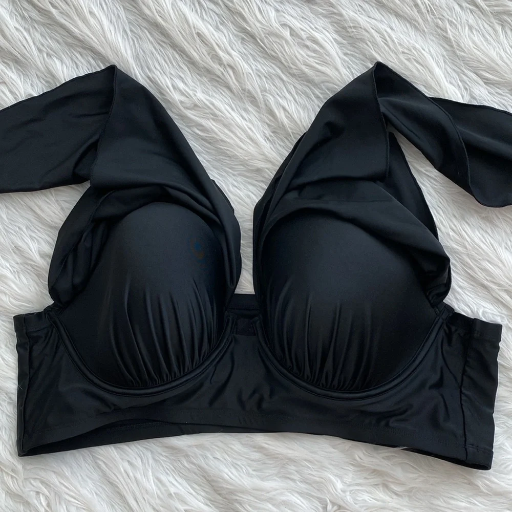 Swim by Cacique | Long Line Wrap Bikini Top